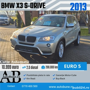 BMW X3 sDrive 2.0 D 184 CP
