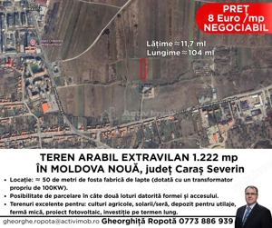 3 Terenuri Extravilan Moldova Noua – Parcelabile