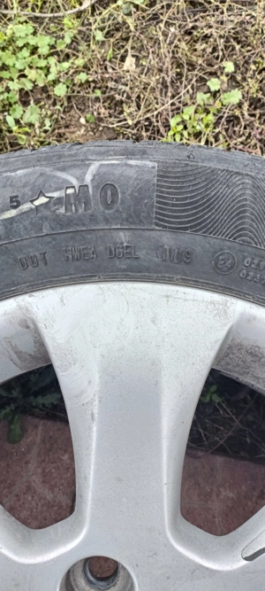 Roti/jante 17 5x120 cu pneuri Continental vara,senzori presiune originali Opel - imagine 3