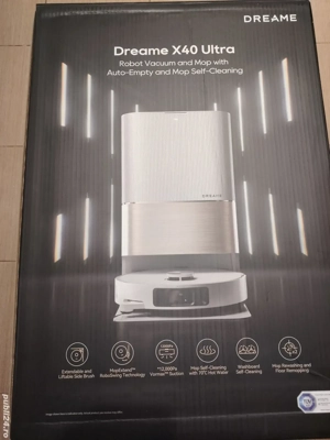 Nou-robot de aspirare cu mop rotativ Dreame X40 Ultra RLX63CE,