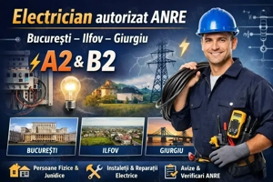 Electrician autorizat ANRE București  Ilfov | IIA si IIB
