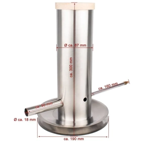 Generator Fum Electric cu Rumegus pentru Afumare la Rece Afumatoare Carnat Carne Branza Peste Alimen - imagine 5