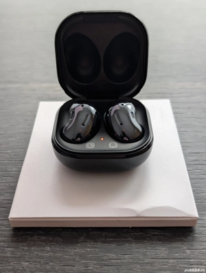 Samsung Galaxy Buds Live | Mystic Black, Sound by AKG, Bluetooth, In-Ear, Noise Cancelling, Microfon