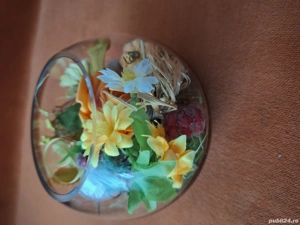 Decor - vas cu flori uscate