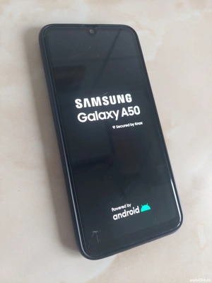 [A50] Vând Samsung Galaxy A50 fisurat dar perfect funcțional [poze reale]