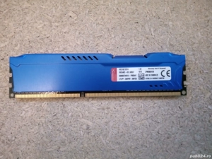 Memorie RAM HyperX Fury Blue 4GB DDR3 1600MHz CL10 - imagine 2