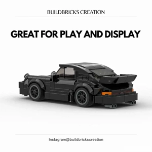 Brick Car   Mașină de construcție tip brick, dimensiune Speed Champions