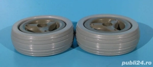 Roata cu cauciuc plin pentru carucior electric 150x50 - imagine 3