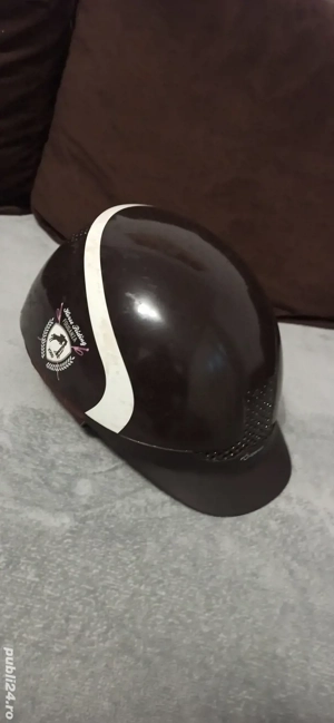 Tocă echitatie Fouganza mărimea 57-59 maro