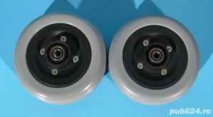 Roata cu cauciuc plin pentru carucior electric 150x50