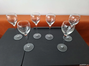 Pahare vechi cu picior inalt, buc=6, model deosebit