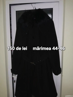 palton lână cu blana