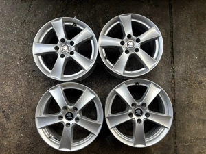 Jante skoda audi,vw,seat, 5x112 pe 16 originale 