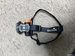 Lanterna frontala   de cap, autonomie 30 ore.