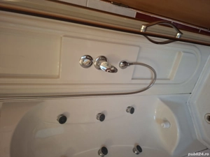Cabină duș 90x90 hidromasaj, completă, funcțională
