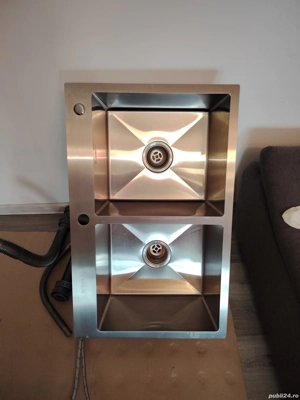Chiuveta dubla de inox 