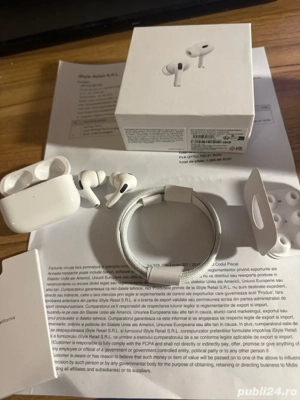 Airpods Pro 2 cu ANC si incarcator MagSafe-Cadoul perfect
