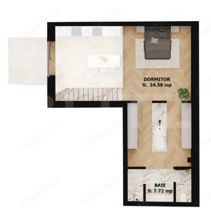 Apartament ultracentral, două nivele cu 2 băi și dressing – EAS Residence - imagine 2