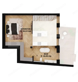 Apartament modern 2 camere cu terasă – EAS Residence - imagine 2