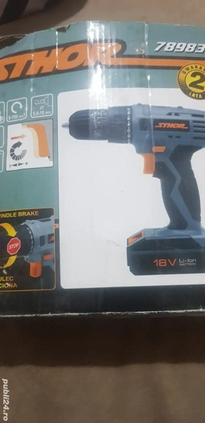 bormasina cu acumulator si  fierastrau pendular parkside  - imagine 3