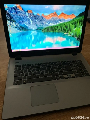 Laptop ACER Slim Display mare 17,3 inch led ,Windows ok,4gb ram ddr3,500gb memorie perfect functiona