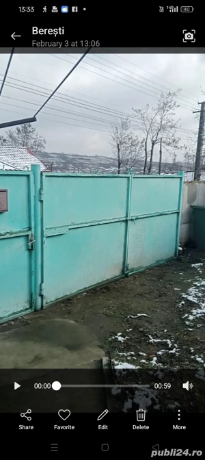 Vand porti metálice din tabla.