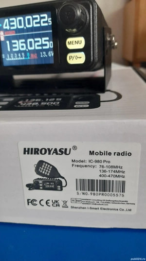 Statie emisie recepție Hiroyasu IC-980 Pro - imagine 4