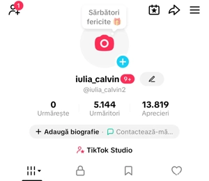 Vând cont de tiktok 5k