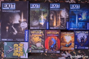 Diferite boadgames, card games, exit, escape room, jocuri societate, family games