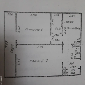 Persoană fizică vând ap 2 camere