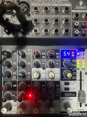 Behringer Xenyx 1002FX mixer audio cu efecte voce - imagine 2