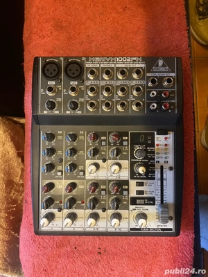 Behringer Xenyx 1002FX mixer audio cu efecte voce