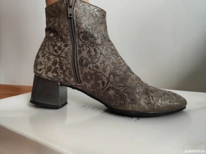 Botine m 35,5 piele Brocart , Hispanitas 