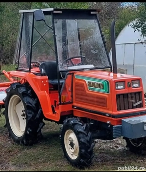 Vand Tractor Japonez 24 cp  4x4 freza ,plug si factura de cumparare - imagine 5