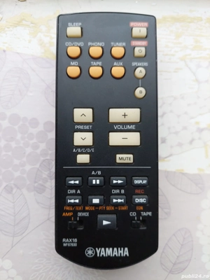 Yamaha RAX 16 Telecomanda Cod WF67630