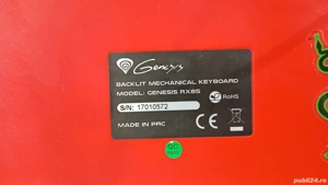 Tastatura gaming mecanica Genesis RX85 - imagine 3