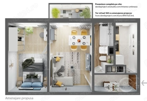 Apartament 2 camere in Timisoara, strada Intrarea Umbroasa (Circumvalatiunii   Dacia)-Comision 0%