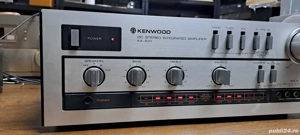 Kenwood KA 400 amplificator stereo vintage Japan wu metre LED rosii - imagine 2