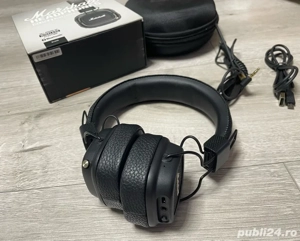 Casti Marshall major 2 Bluetooth husa cutie cabluri