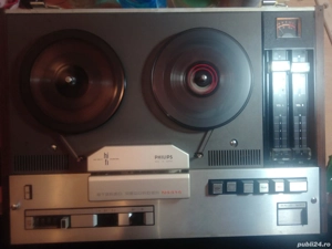 Magnetofon Philips N4414 cu amplificare si difuzoare incorporate  - imagine 2