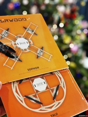 Dronă din lemn AIRWOOD (4 în 1) !!!NOUĂ!!!