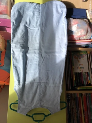 Sac de dormit pentru copii, albastru, cu lungimea de 86 cm + Cadou - imagine 2