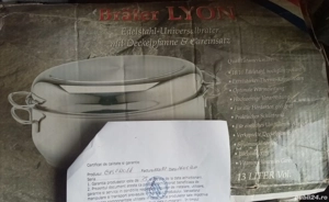 2in1 Vas inox cu capac 13L MULTIFUNCȚIONAL (Cratiță, Tigaie, Caserolă, Oală, etc.) - imagine 5