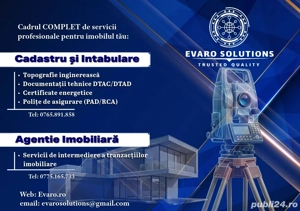 Servicii complete Cadastru și intabulare, terenuri, case, apartamente - imagine 4