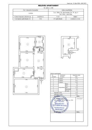 Proprietar vand apartament 3 camere 2 bai 66mp + pivnita Parter inalt. Sibiu str. Rusciorului