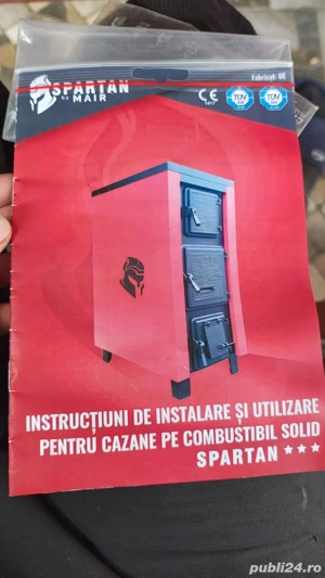 Cazan combustibil solid Spartan 35 kW - imagine 3