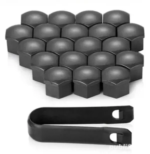 Set 20 Capace prezoane 17mm Gri