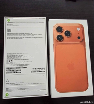 De vanzare 2 telefoane iPhone 17 Pro, Cosmic Orange. Noile telefoane sunt disponibile sigilate 