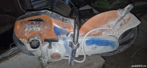 Sthil TS 420  2 panze aproape noi de beton 