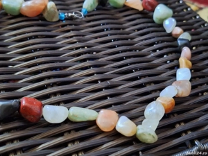 Colier din pietre naturale multicolore